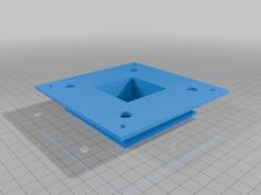 Vesa Mount Adaptor For 75x75mm To 100x100mm 3D Printer Model