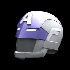 CIVIL WARRIOR / HYDRA CAPTAIN AMERICA HELMET 3D Printer Model