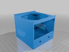 Power Supply/buck-boost Converter Case With Fan 3D Printer Model