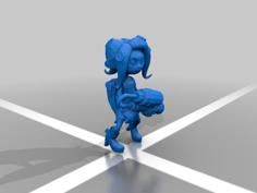 Splatoon 2 Octo Expansion Agent 8 (Female) 3D Printer Model