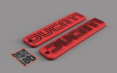 Ducati Classic Rev.1 – 2 Keychain – Portachiavi – Porte-clés – 钥匙链 3D Printer Model