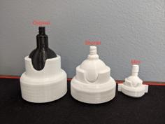 Security Camera Ball Mount (3 Sizes) 3D Printer Model