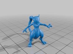 Pokemon Mewtwo #150 – Optimized For 3D Printing 3D Printer Model