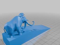 Manny Door Stopper – Ice Age Mammoth 3D Printer Model