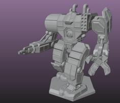 Reconquista Battlemech 3D Printer Model