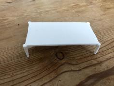 Low Table For Doll House 3D Printer Model