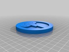 Hercules Symbol Of The Gods Medallion (More Sides) 3D Printer Model