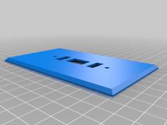 USB/Rocker Light Switch Cover 3D Printer Model