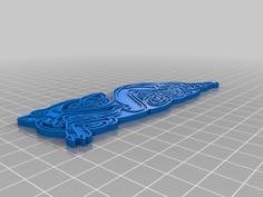 Celtic Dog Knot 3D Printer Model