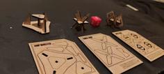 Laser Cut Ingress Puzzle Card