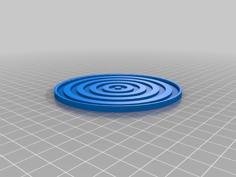 Coaster Rippled – Resin Mold 3D Printer Model