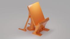 Gernerative Design Phone Stand / Phone Holder 3D Printer Model