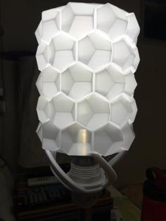 Honeycomb Lampshade (remix Of Honeycomb Vase) 3D Printer Model