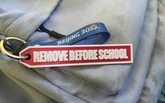 Remove Before School Tag (remove Before Flight Parody) 3D Printer Model