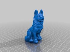 German Sheperd – 3D Scan 3D Printer Model