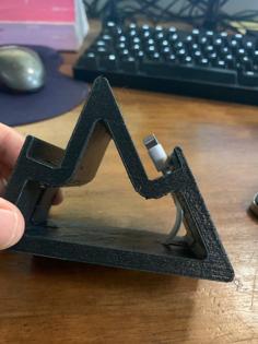 Tiny Mobile Phone Stand V2 3D Printer Model