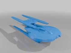 Star Trek DuSable Class Dunc Inc. 3D Printer Model