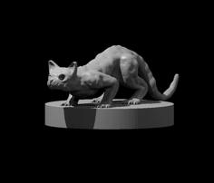 Zombie Cat 3D Printer Model