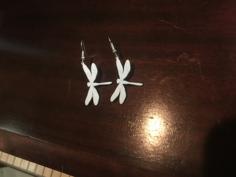 Dragonfly Earring 3D Printer Model