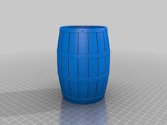 Whisky Barrel For Glencairn-glass 3D Printer Model