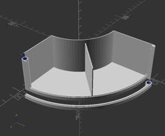 Parametric Drawer For Empty Filament Spool 3D Printer Model