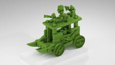 Warmaster Goblins Snotling Pump Wagon 3D Printer Model