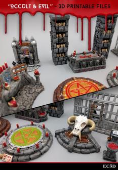 Occult & Evil – 28mm Gaming – Sample Item 3D Printer Model