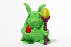 Easter Bunny Friends: The Bunny Wizard 3D Printer Model