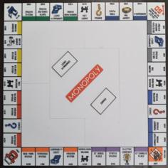 Full Color Monopoly Board 3D Printer Model