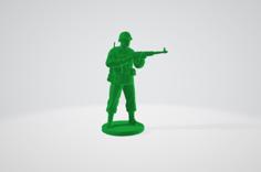 Toy Soldier 3D Printer Model