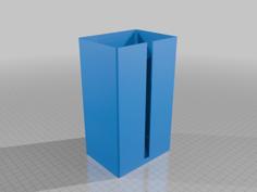 Under-desk Tissue Box 3D Printer Model