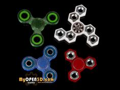 MyOpen3D Fidget Spinner Collection 3D Printer Model