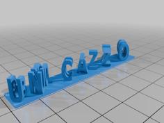 Buongiorno..Un Caxxo 3D Printer Model