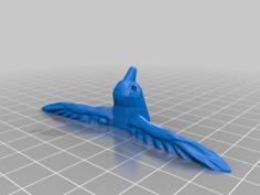 Sparrow Flying Position 3D Printer Model