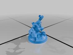 Dragonborn Pirate Captain 3D Printer Model