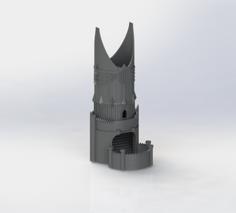 Pocket Barad Dur Dice Tower 3D Printer Model