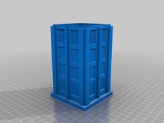 Tardis Stash Box (no Support) 3D Printer Model