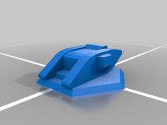 Board Game Piece – British Tank, WW1 3D Printer Model