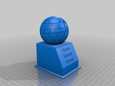 Death Star Trophy (“Home Sweet Home!”) 3D Printer Model