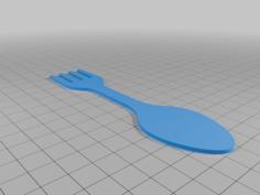 Travel Cutlery 3D Printer Model