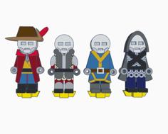 Flatminis Continued – Warforged 3D Printer Model