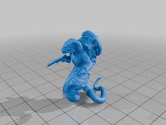 Grimdark Serpent Commando 3D Printer Model