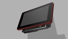 Raspberry Pi Touch Display T-Slot Mount 3D Printer Model