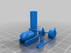 Basic Backyard Steam Turbine 3D Printer Model