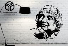 APJ Abdul Kalam: 3D Printed Wall Art Of India’s Renowned Leader 3D Printer Model