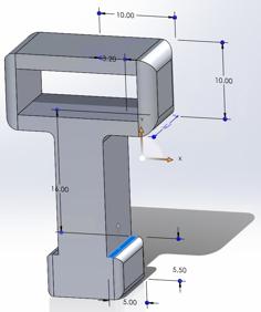 Stellar Footplate Quick Release Lock 3D Printer Model