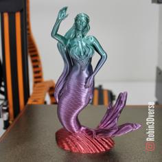 Mermaid Support Free Remix 3D Printer Model