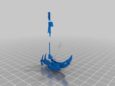 Crescent Rose RWBY Weapon Prop 3D Printer Model