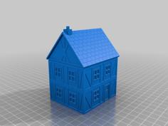 FOW German Timbered House V2 3D Printer Model