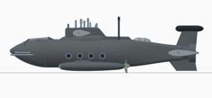 1:1000 Scale Submarines 3D Printer Model